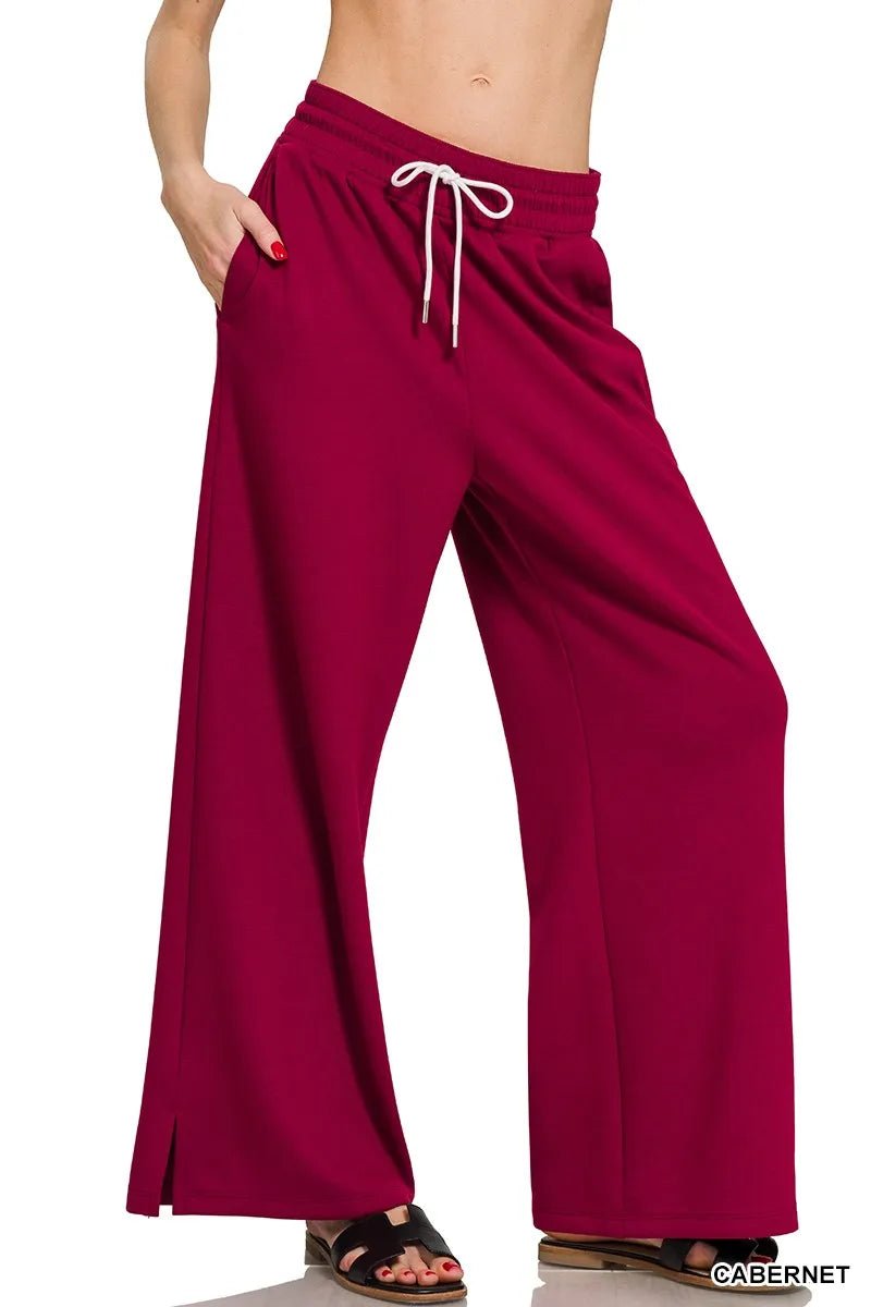 Zenana Scuba Drawstring Pants - Bela Fils BoutiqueBela Fils Boutique